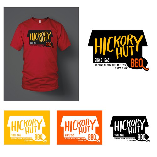 Hickory Hut Winning Logo