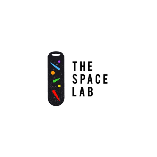 logo concept for meteorite science lab 