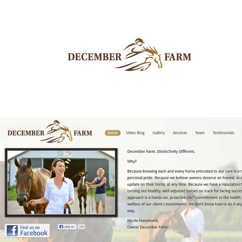 Logo for December Farm