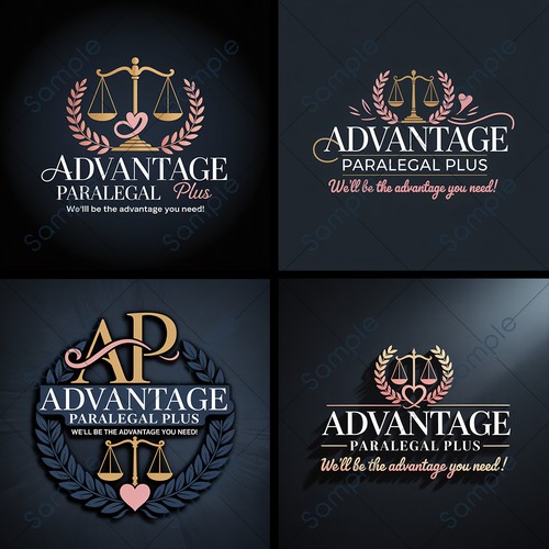 Advantage Paralegal Plus, LLC. Logo Design