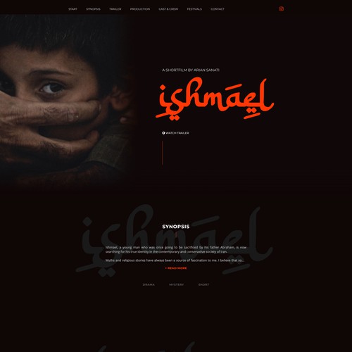 Ishmael - Movie Website