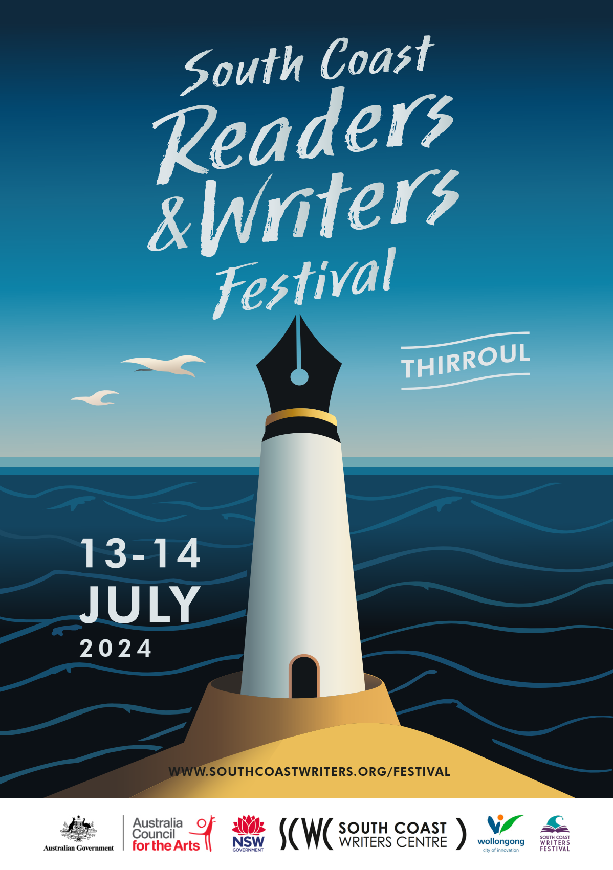 Poster Design Update for South Coast Readers and Writers Festival