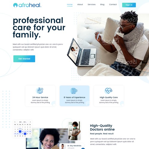 Telemedicine Company Website