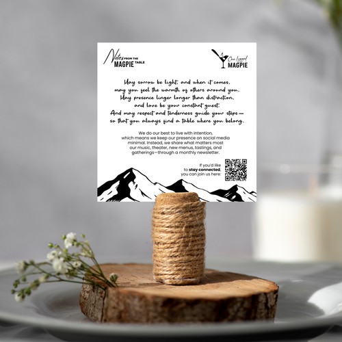 Feedback & Note of Appreciation Card Design