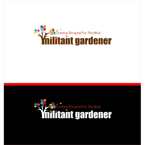 Create a website logo for an edgy creativity author/consultant