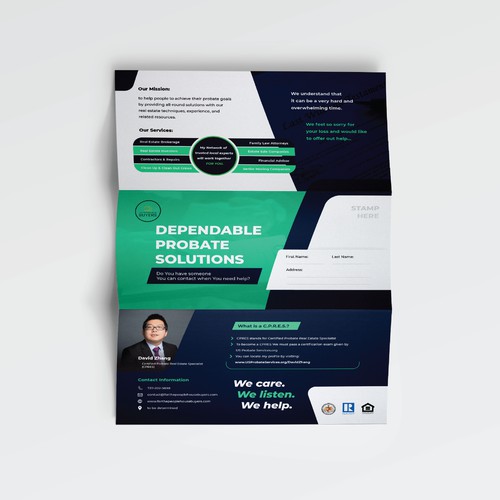 Brochure Design for Probate Solutions