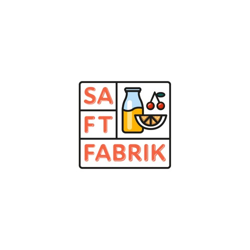 Logo für eine Saftfabrik