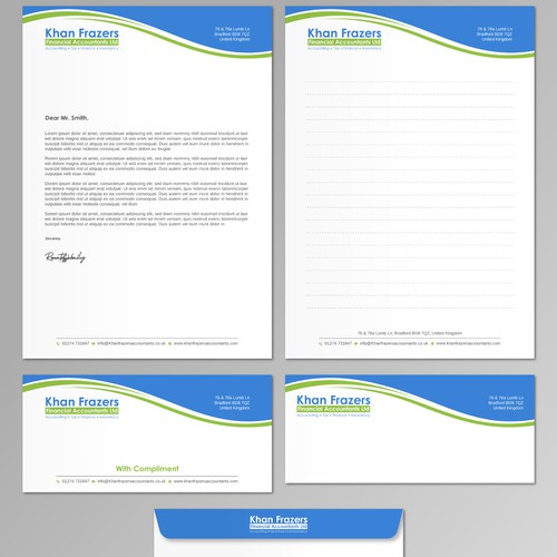 professional Accountant letter head