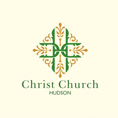 CCH Initial Concept with trefoil, flour de lis, or triskeles/triquetra
