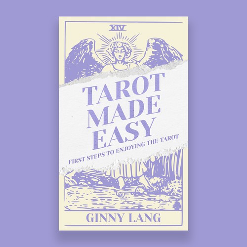 Tarot card book cover