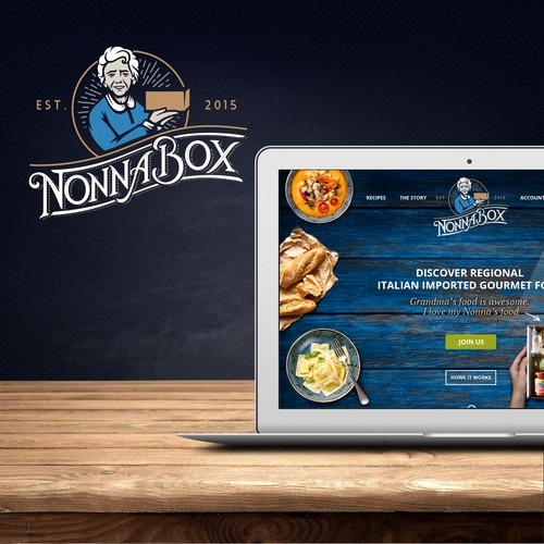 NonnaBox Logo + WebDesign