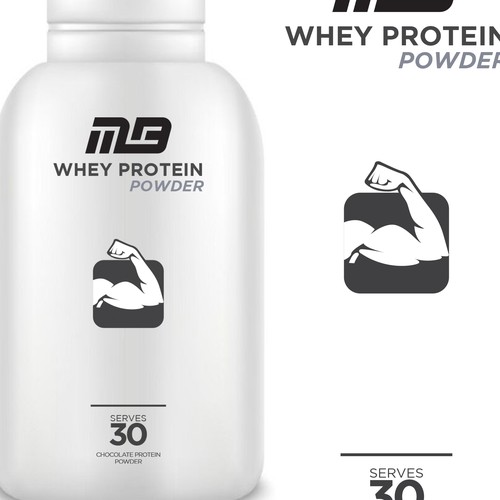 Label for Musclebox Protein Powder