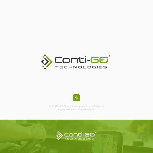 Logo for a GPS tracking company