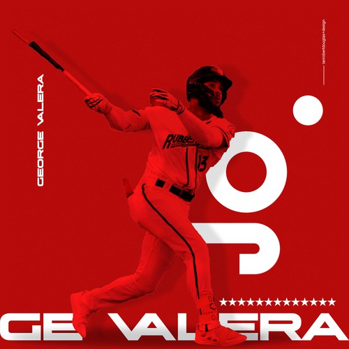 Unique icon for rising baseball star George Valera