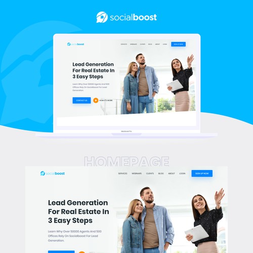 Social Boost Website Design