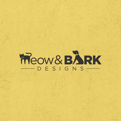 Logo for Cat and Dog themed designs