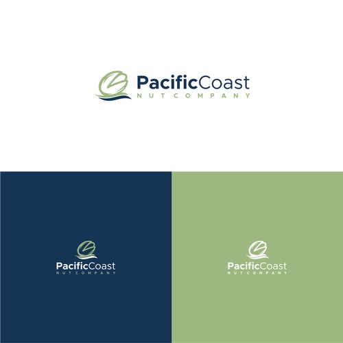 Pacific Coast Nut Company Logo Design