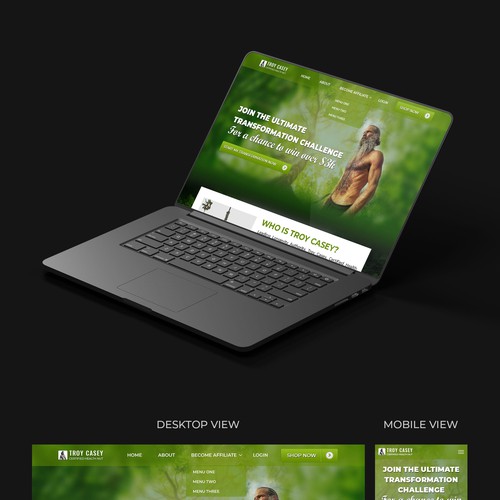 Natural Health and Fitness Personality E-Commerce Website Redesign