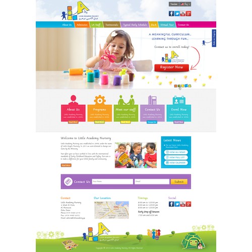 Childcare Nursery needs help with design for new Wordpress site