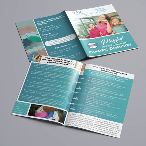 Brochure Design for Pediatric Dental 