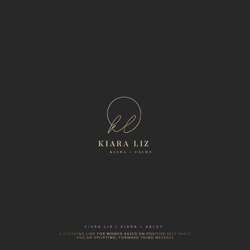 Initial logo for Kiara Liz