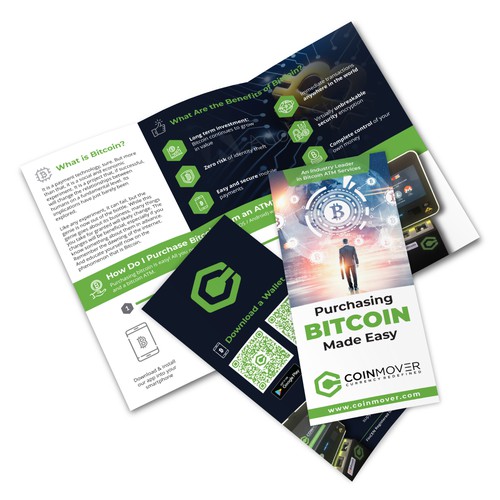 Trifold Brochure for Coinmover