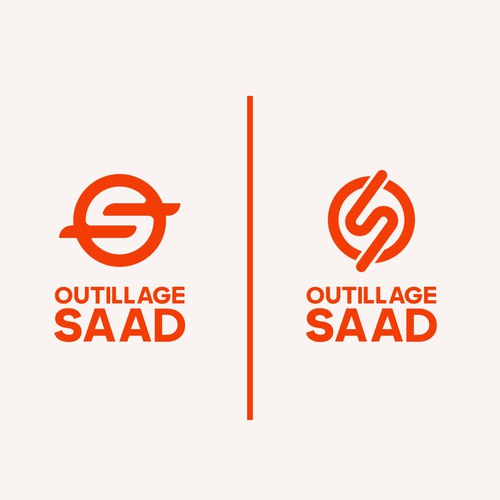 SAAD hardware store logo design