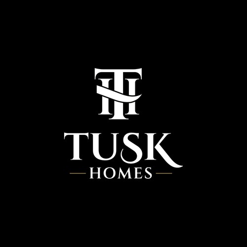 Logo for a real estate company. T,H letters initials logo available for customization and sale.
