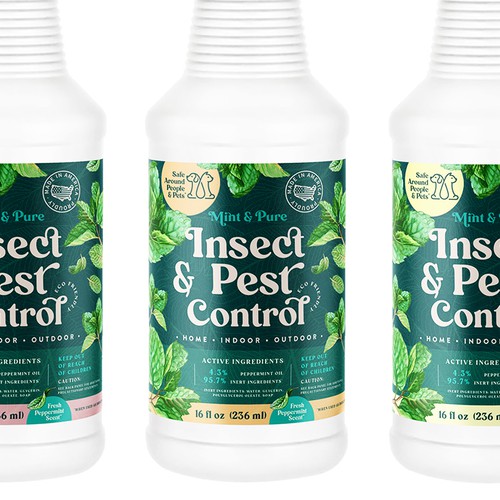 Label design for Insect & Pest Control