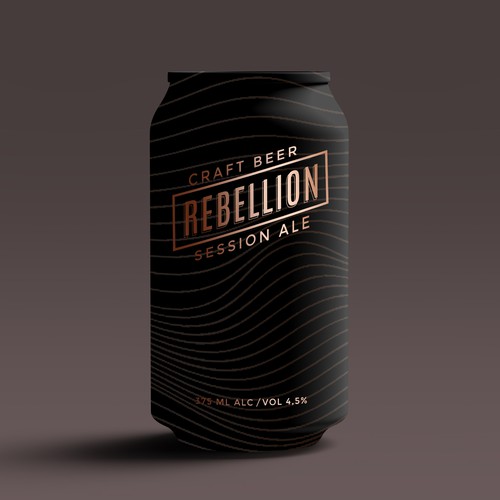 Craft Beer Can Packaging named Rebellion
