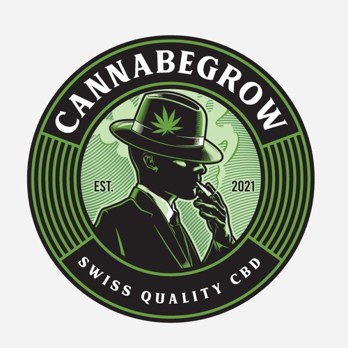 cannabegrow design logo
