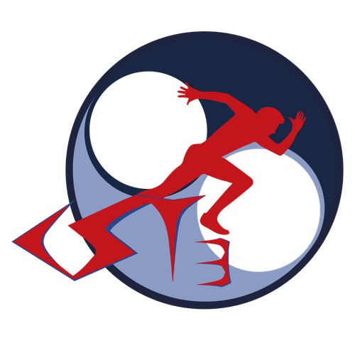 Logo for martial-arts inspired track & field coaching business