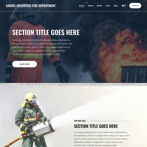 Sardis Volunteer Fire Department Design