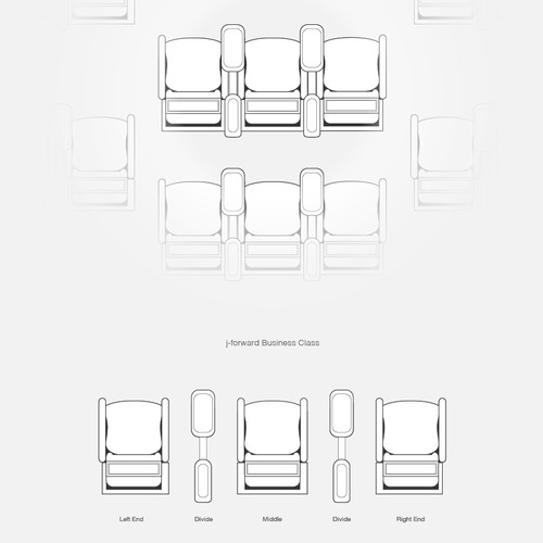 'Top Designers Wanted for Vector Illustrations of Airline Seats.' 
