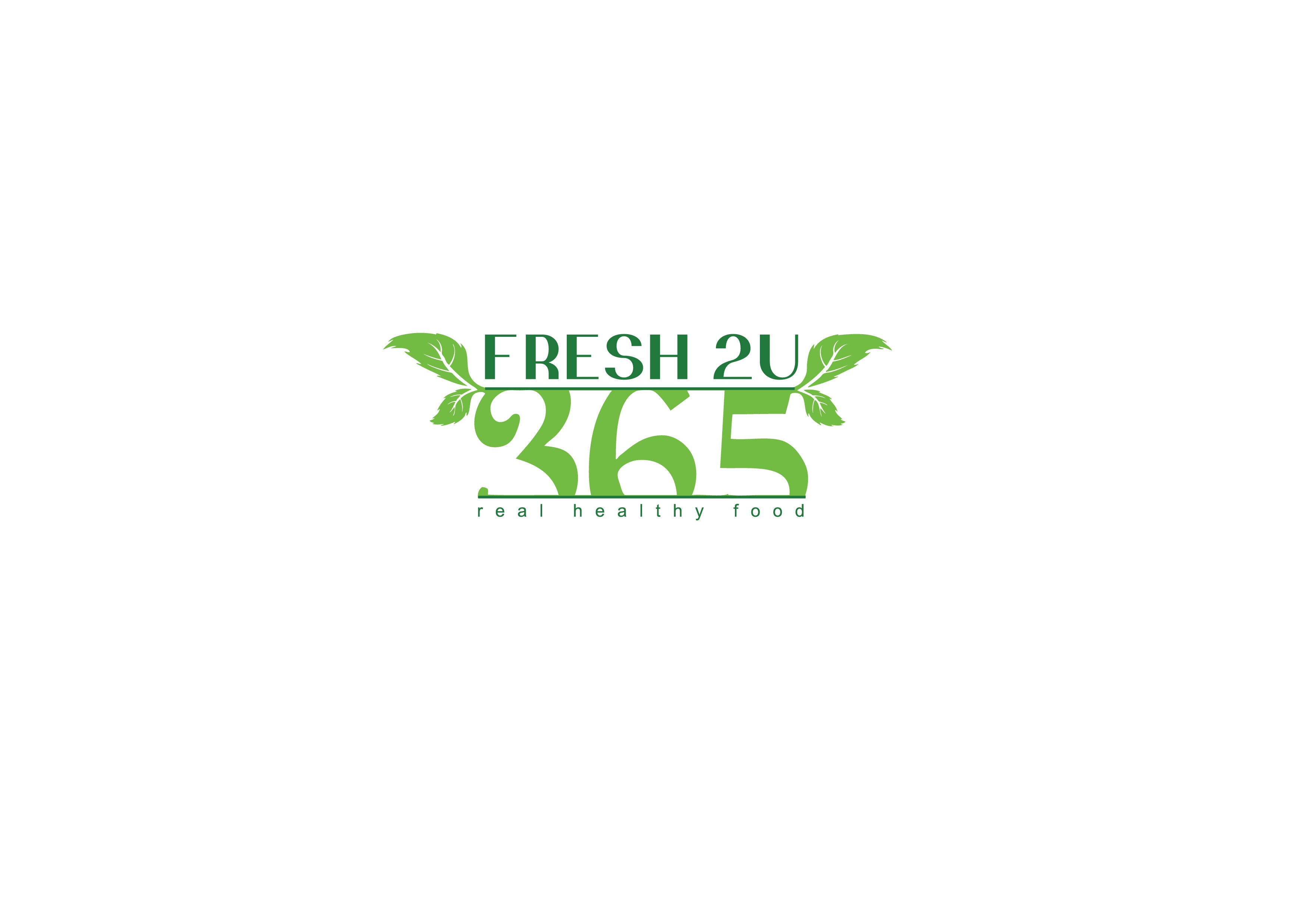 Create a crative  capturing illustration for Fresh 2U 365