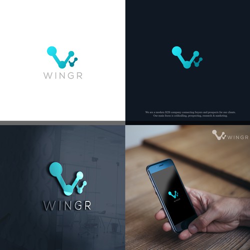 Creative logo for Wingr