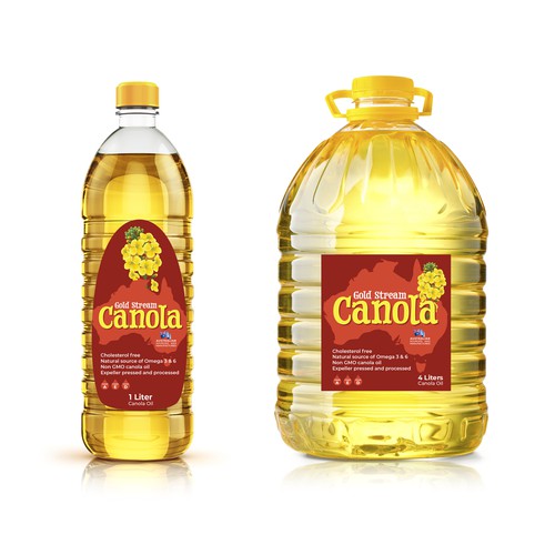 Packaging for Australian Canola oil