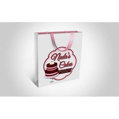 create a super stand out and 'original' lawn sign for a custom cake artist