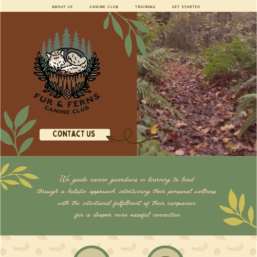Landing Page for Pacific Northwest Dog Walker & Trainer
