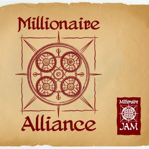 da Vinci style logos for Millionaire JAM & Millionaire-Alliance