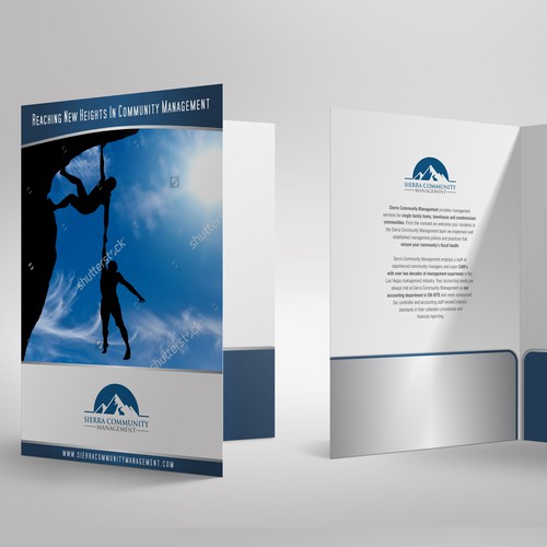 Folder & business card design