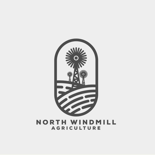 Logo design concept for North Windmill Agriculture