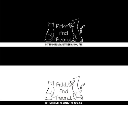 happy and fun cat with new furniture