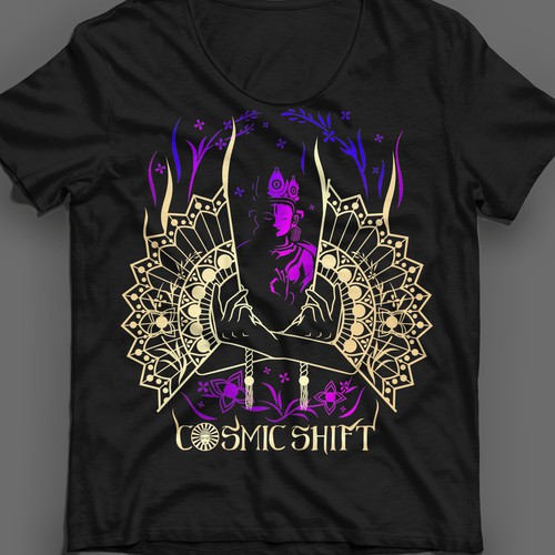 cosmic shift t-shirt design