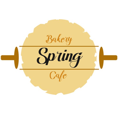 Spring Bakery Cafe with dough (black)