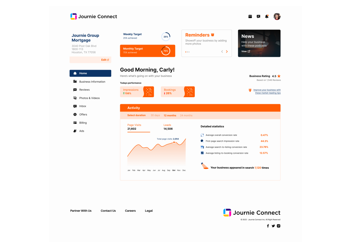 Final deliverables & Pricing page