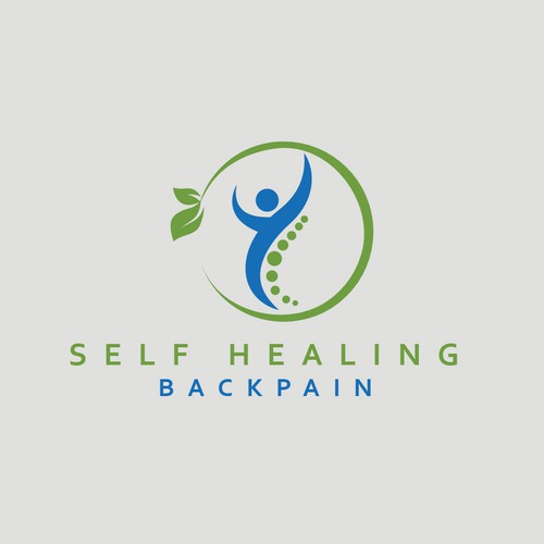 Online back pain coach logo
