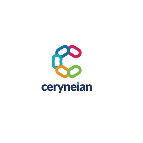 Logo concept: C + chain 