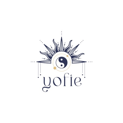 Logo concept for  yoga classes
