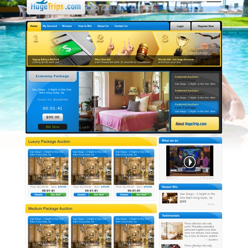 Unique Penny Auctions Website for Vacations! (Quick $$ Reward!)